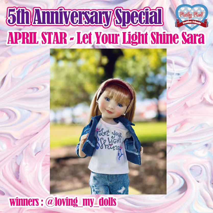 Ruby Red Fashion Friends Dolls - Photo of the month winner - Apr 2024